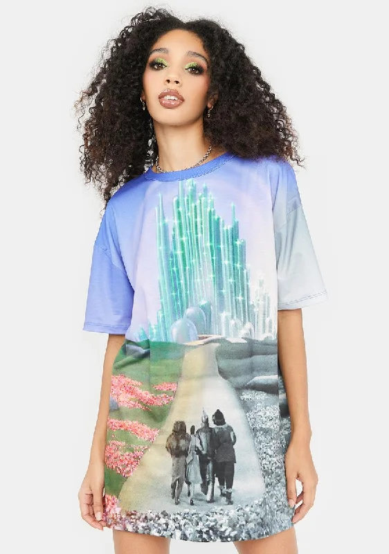 City Fashion City Of Emeralds Oversized Tee