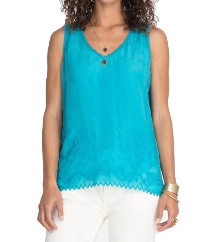 Wardrobe Essentials Laurel Eisley Tank In Marine Surfer