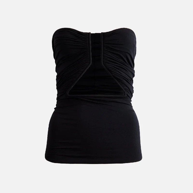 Trendy Threads Rick Owens Jersey Prong Bustier - Black