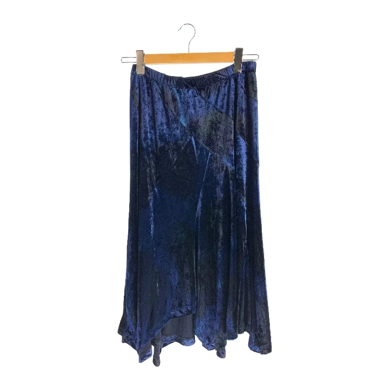 Inspired By You, Designed For You ISSEY MIYAKE/Long Skirt/3/BLU/Velour/Plain