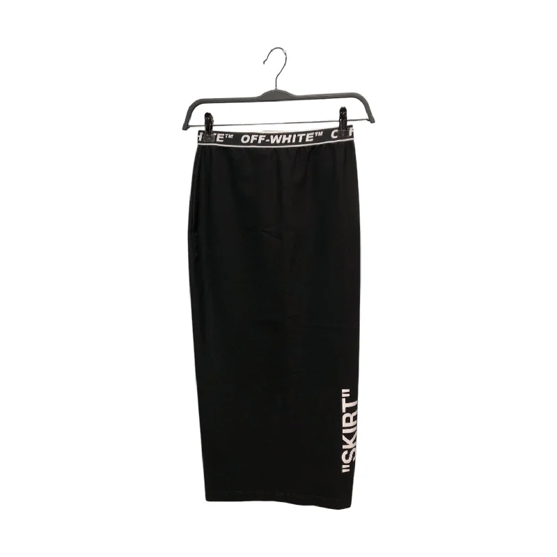 Hurry Before It's Gone OFF-WHITE/Long Skirt/38/Graphic/Nylon/BLK/"SKIRT"