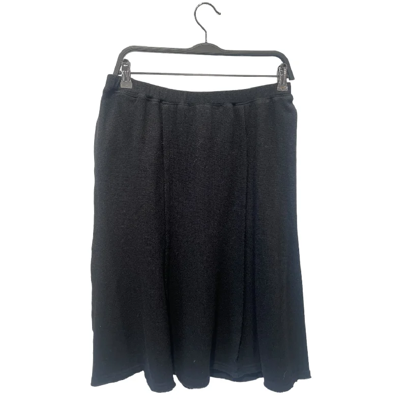 Elegant Fashion COMME des GARCONS/Skirt/M/Wool/BLK/