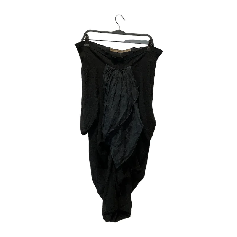 Limited Stock Rick Owens/Long Skirt/40/Silk/BLK/CREATCH SS08