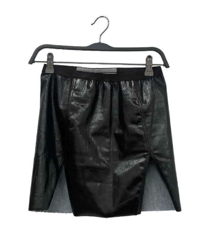 Chic Styles Rick Owens/Skirt/S/Cotton/BLK/glazed