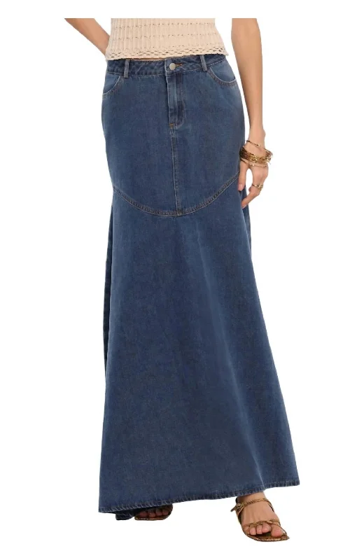 Summer Deals Adelyn Skirt In Denim