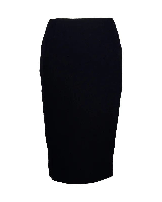 Special Occasion Wear Christian Dior Pencil Skirt in Black Wool