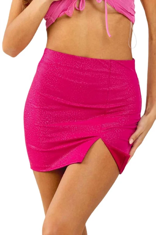 Don't Miss Out Forever Yours Mini Skirt In Pink