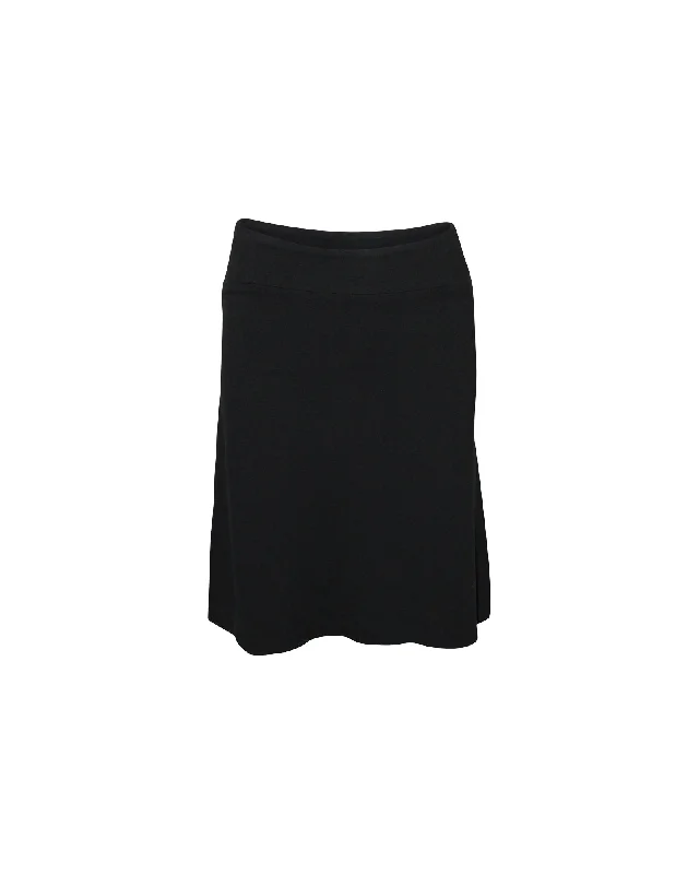 Ends Soon Joseph A-line Skirt in Black Polyester