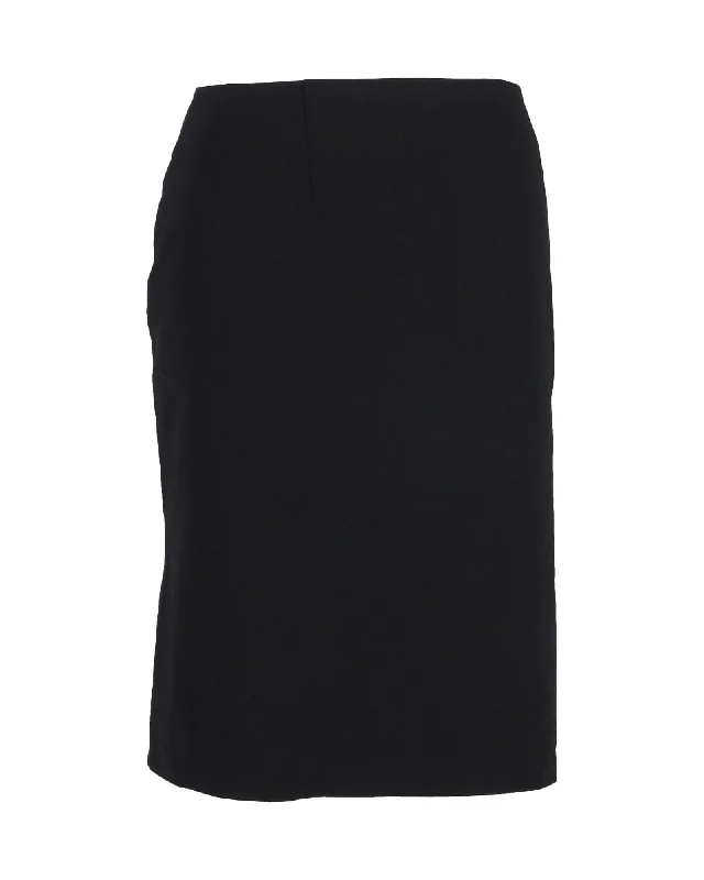 Cool Prices Theory Pencil Skirt in Black Cotton