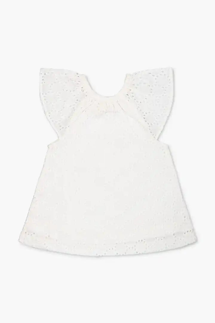 Innovate Your Wardrobe SALE - Eyelet Dress_White Eyelet