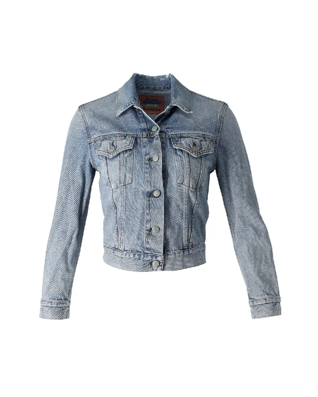 Mid - Week Surprise Acne Studios Denim Jacket in Light Blue Cotton