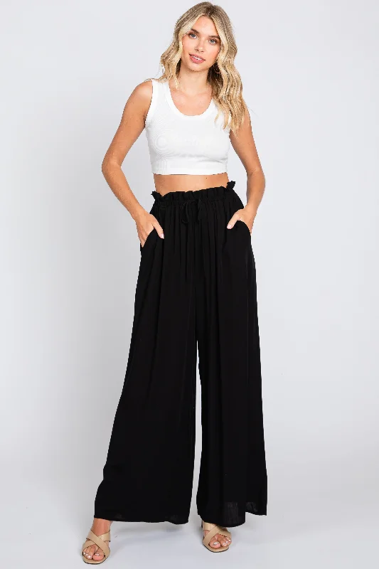 Embrace New Fashion Black Wide Leg Pants