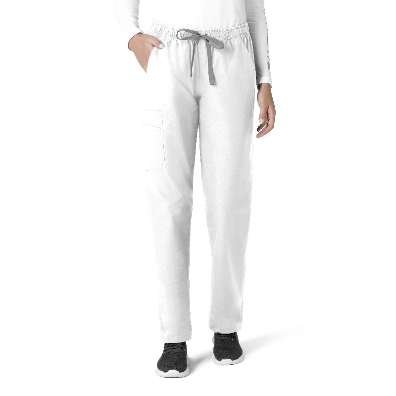 End of Season Sale Carhartt Force Essentials Unisex Elastic Waist Cargo Scrub Pant - White