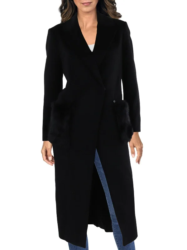 Great Prices On Feminine Styles Channing Womens Wool Maxi Overcoat