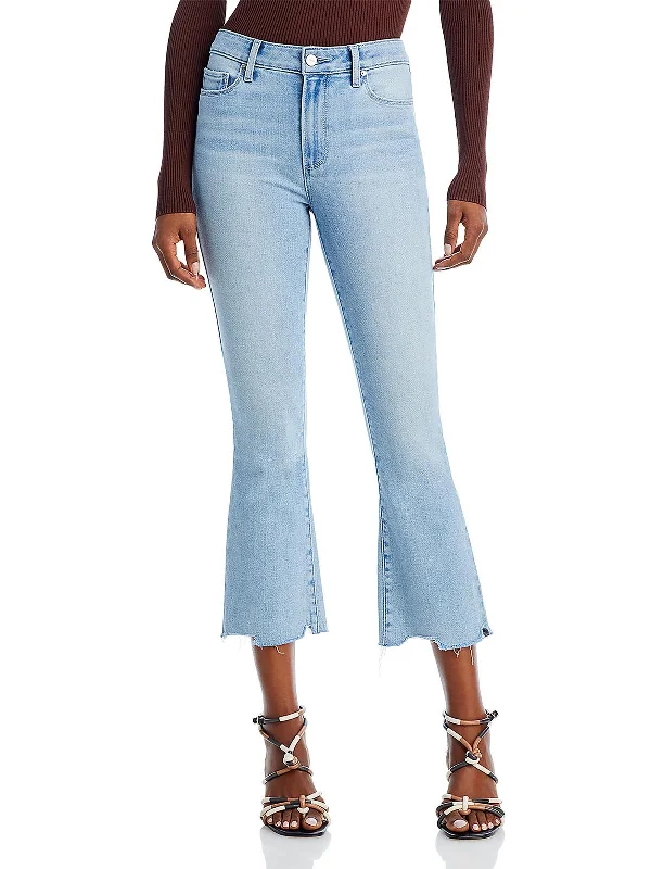 Stylish Looks Colette Womens Denim Crop Flare Jeans