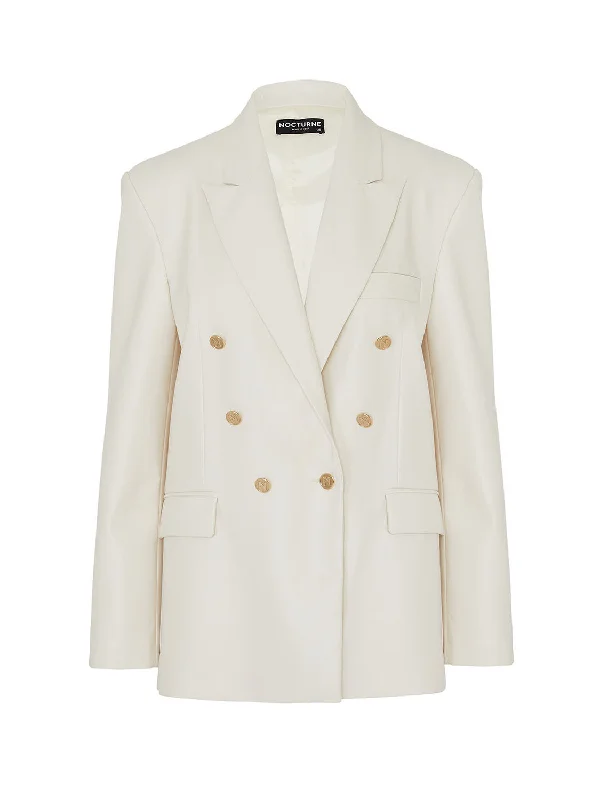 Effortless Sophistication Double-Breasted Jacket