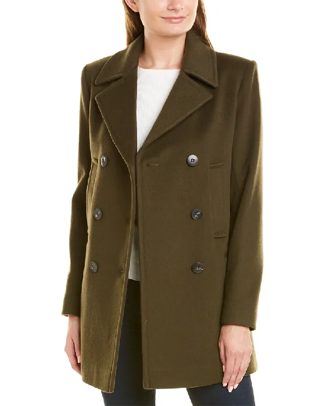 Today Only FLEURETTE Double-Breasted Wool Peacoat