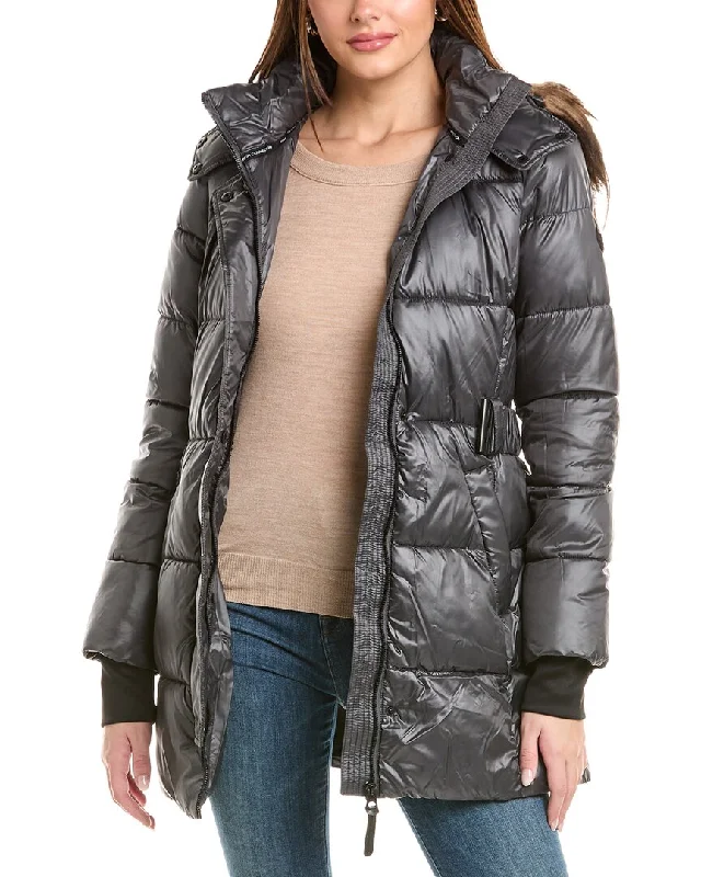 Budget Friendly Fashion French Connection Belted Puffer Coat