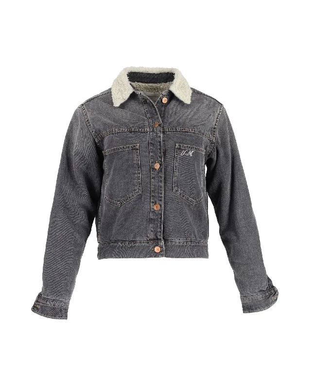 Limited - Time Bundle Isabel Marant Etoile 'Endless' Detail Jacket in Grey Denim