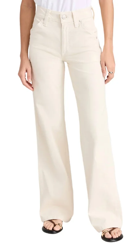 All Season Basics Discount Lois Trouser In Bone