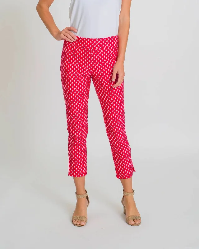 Great Deals On Ethnic Cultural Wear Lucia Pant In Foulard Red