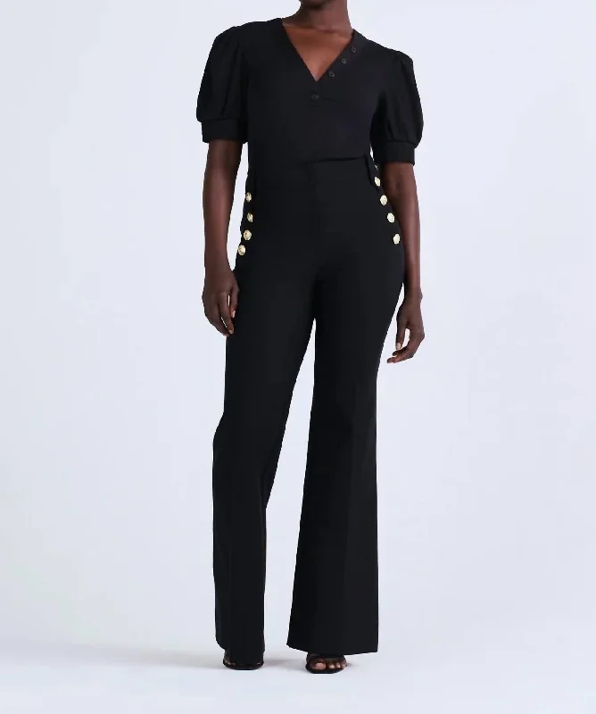 Stylish Looks Robertson Flare Trousers In Black