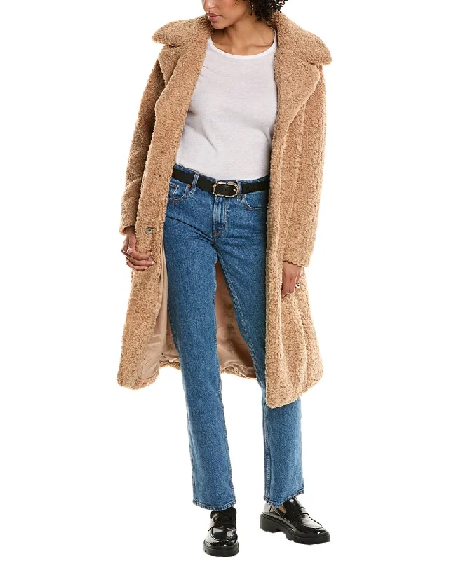 Fashion For Every Occasion Sam Edelman Notch Collar Maxi Coat