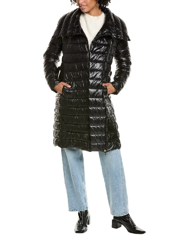 Wardrobe Upgrade Via Spiga Belted Puffer Coat