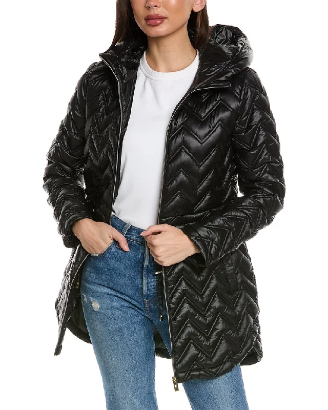 Spring Fling Sale Via Spiga Chevron Quilted Coat