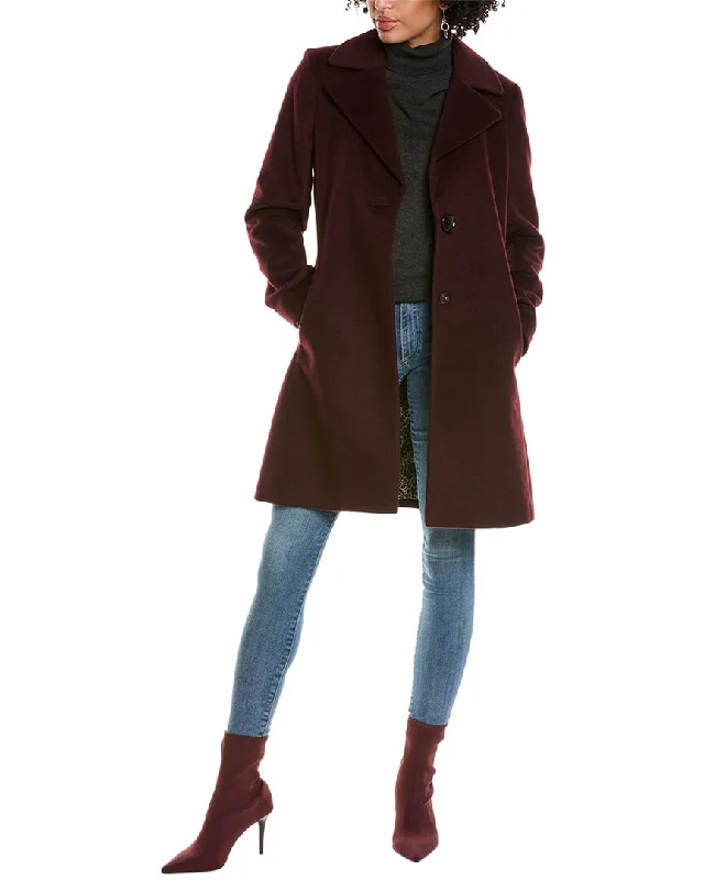 Unbeatable Prices Via Spiga Walker Wool-Blend Coat