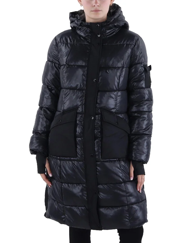 Celebrate With Big Savings Womens Quilted Cold Weather Puffer Jacket